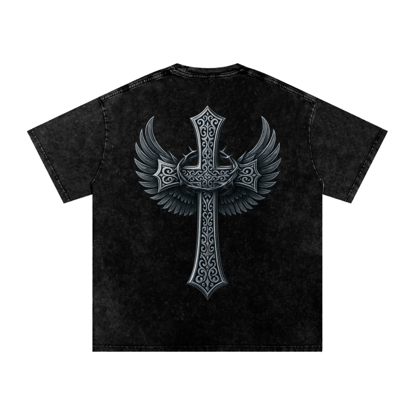 slenter Oversized Cotton T-Shirt faith and freedom edition