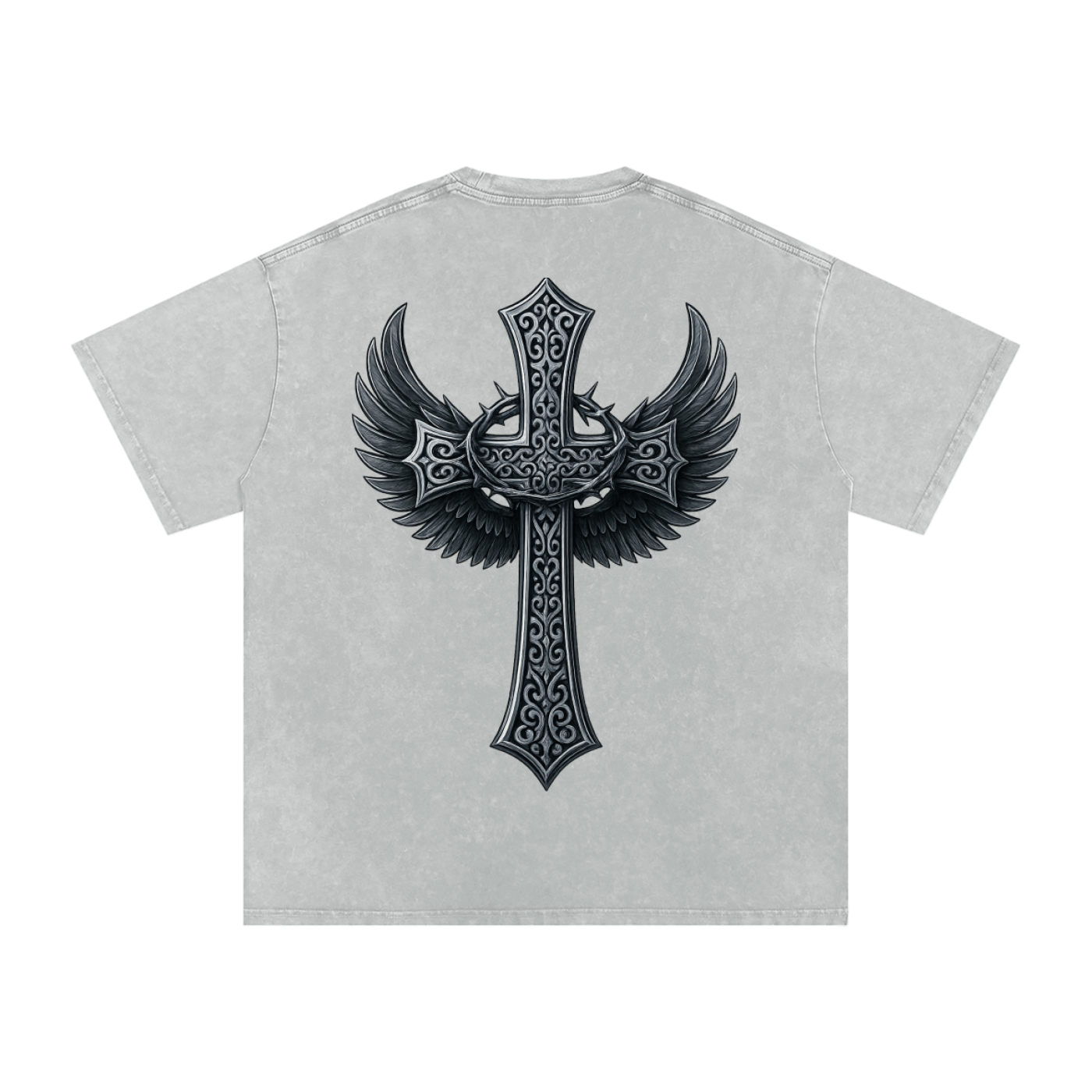 slenter Oversized Cotton T-Shirt faith and freedom edition
