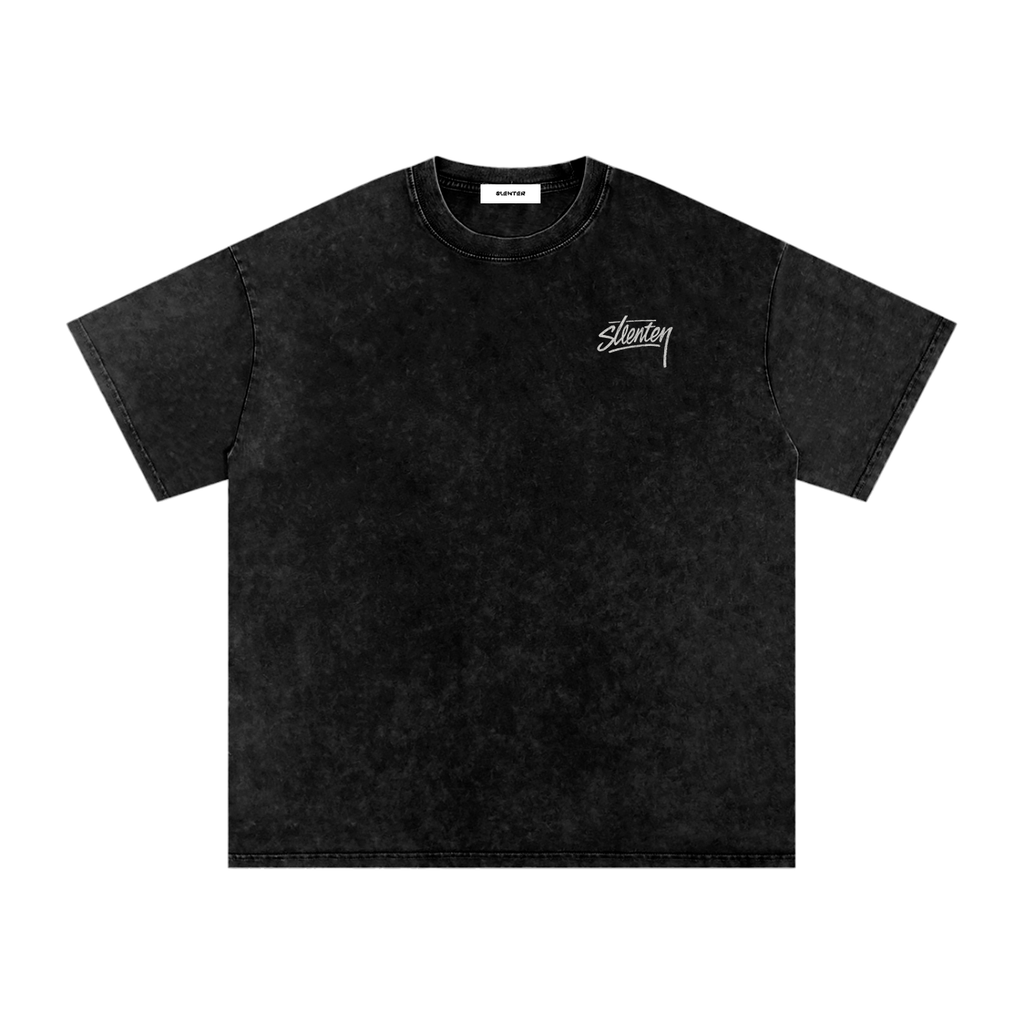 slenter Oversized Cotton T-Shirt cursive edition