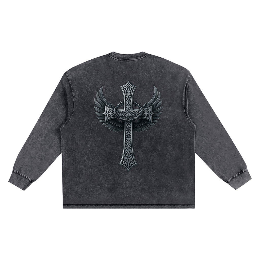 slenter Frayed Edge T-Shirt faith and freedom edition