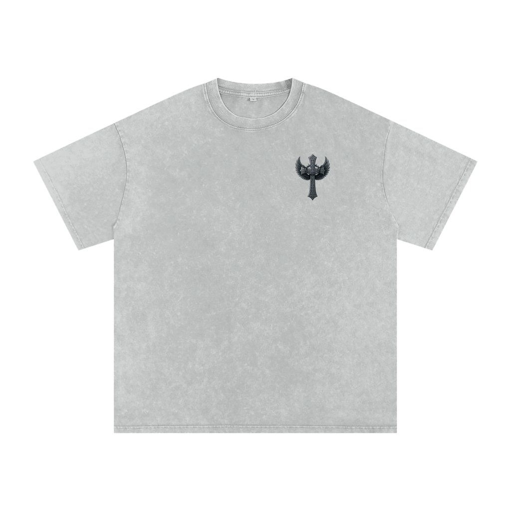 slenter Oversized Cotton T-Shirt faith and freedom edition