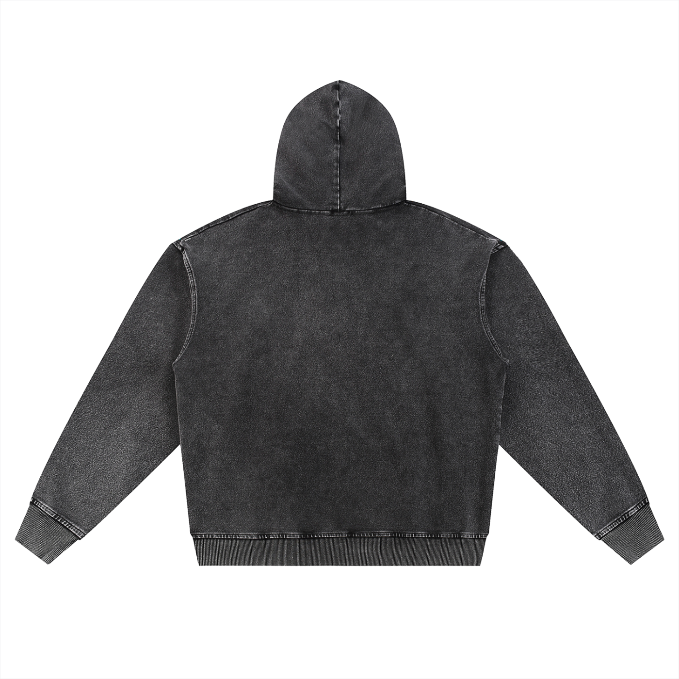 slenter Oversized Zip-Up Hoodie cursive