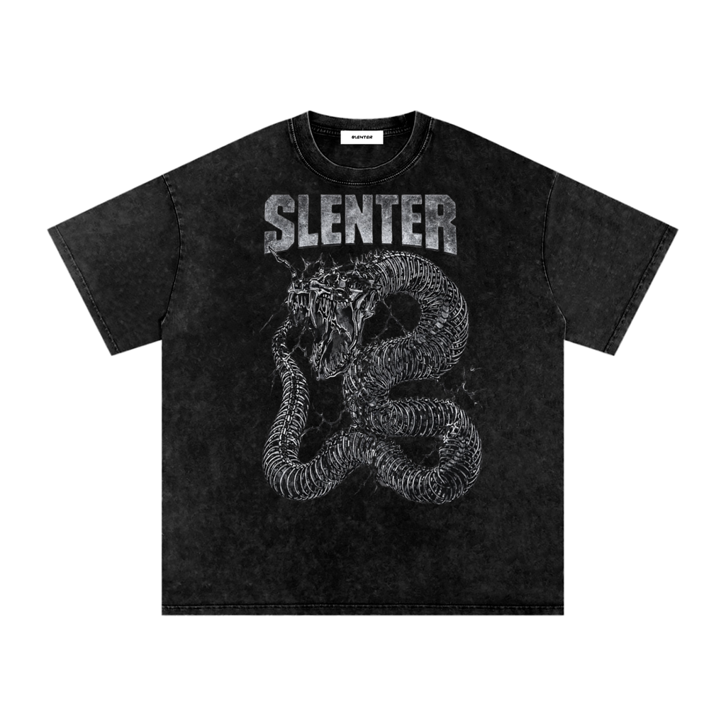 slenter Oversized Cotton T-Shirt cybersnake