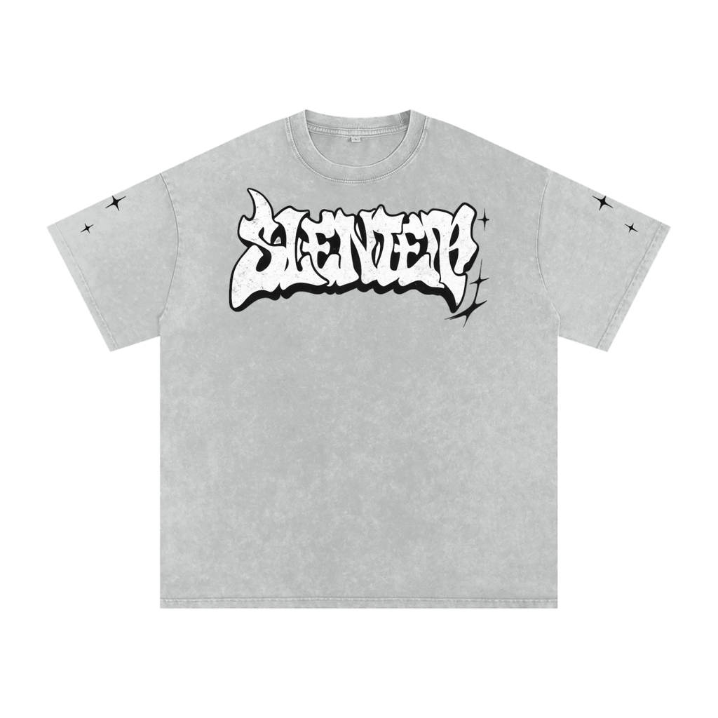 slenter Oversized Cotton T-Shirt starfiti