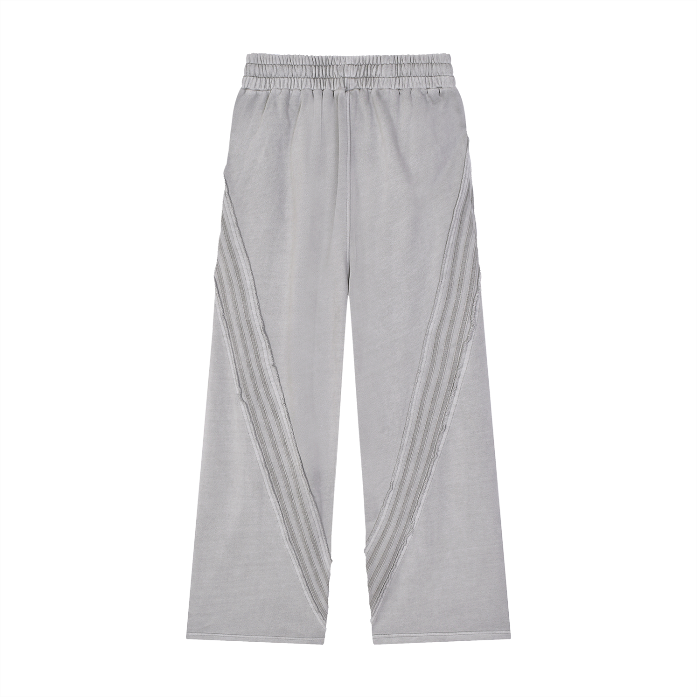 slenter Raw Edge Sweatpants striped legs